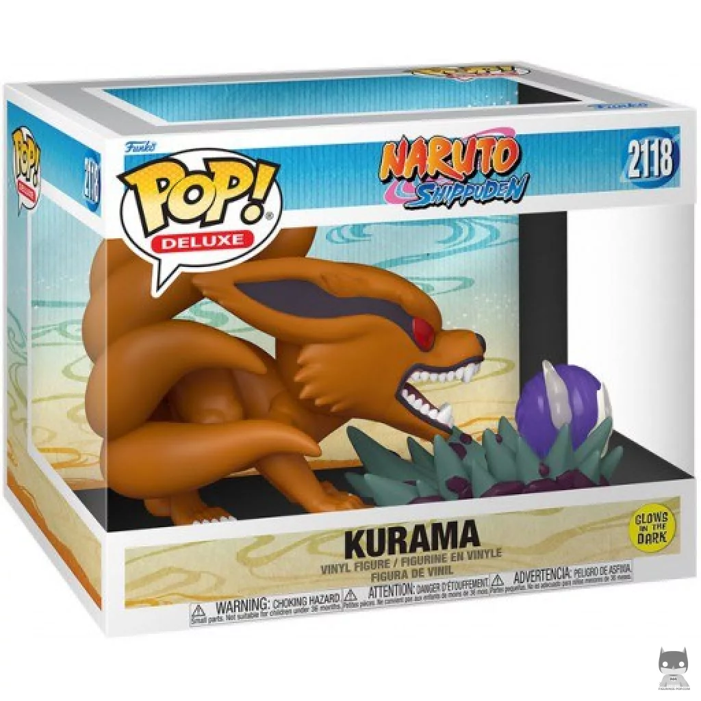 Figurine Funko POP Kurama (Glow in the Dark) avec boîte