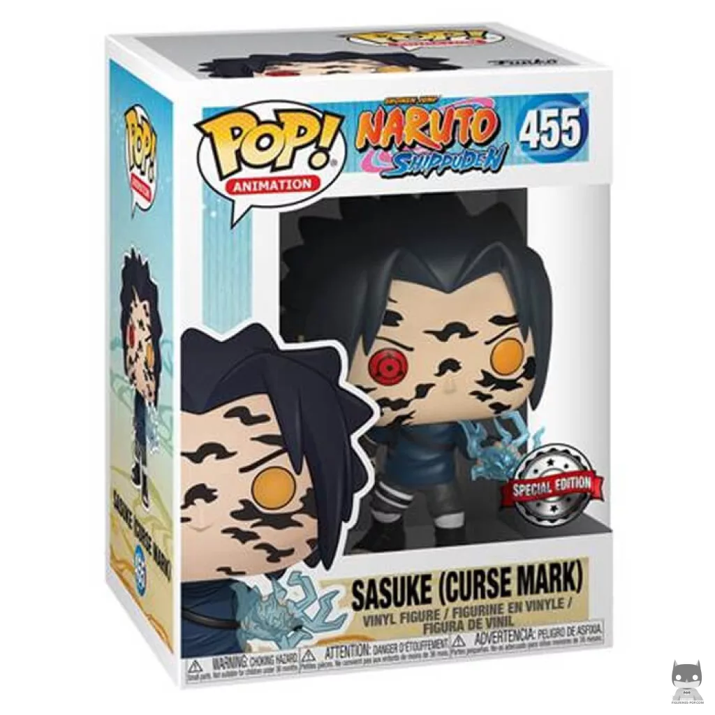 Figurine Funko POP Sasuke (Marques de malédiction) avec boîte