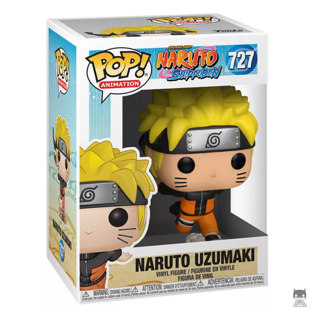 Figurine Funko POP Naruto qui court avec boîte