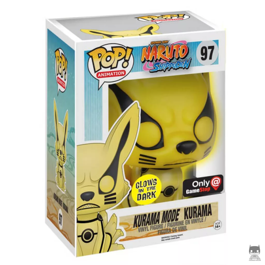 Figurine Funko POP Kurama (Glow) avec boîte