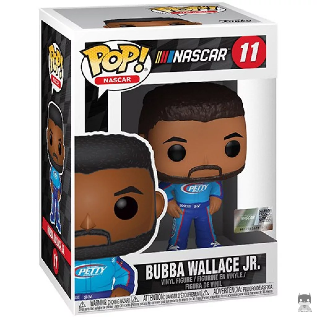 Figurine Funko POP Bubba Wallace JR. avec boîte