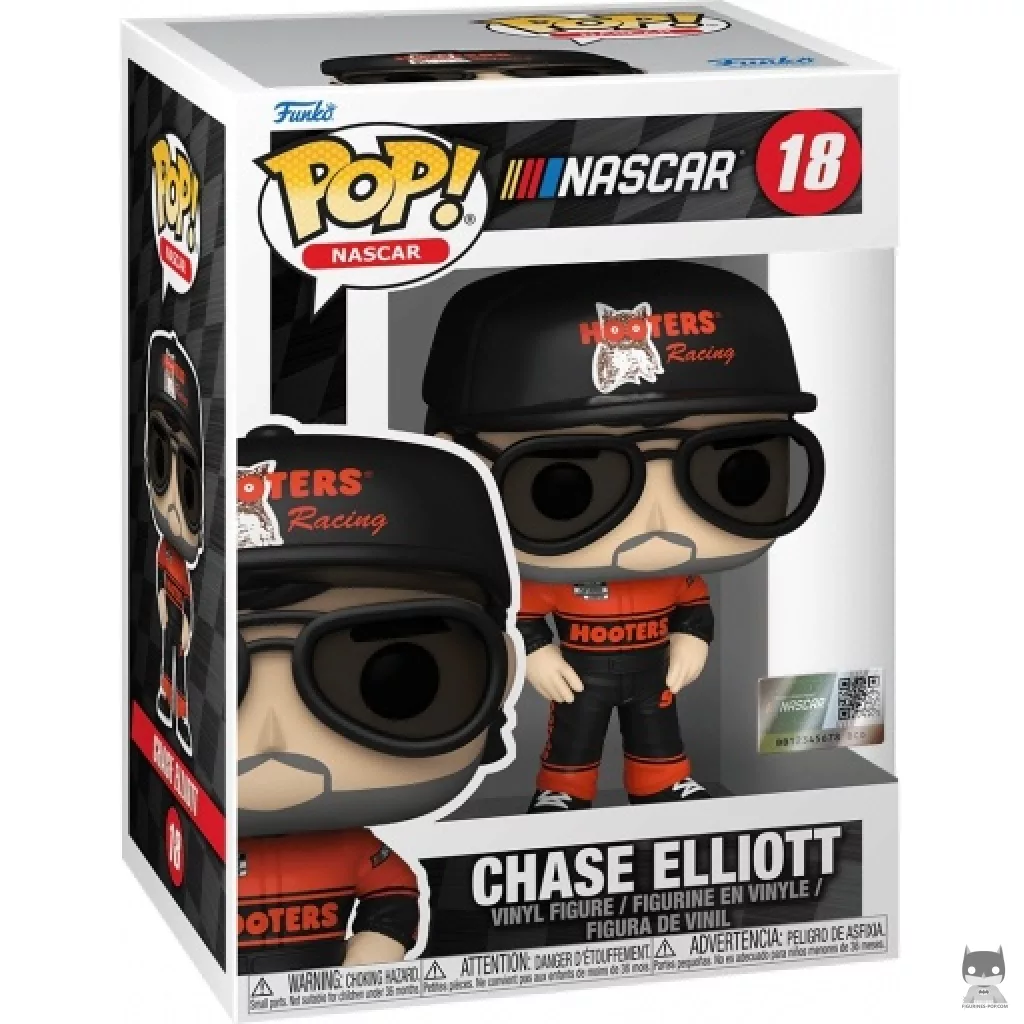 Figurine Funko POP Chase Elliot avec boîte