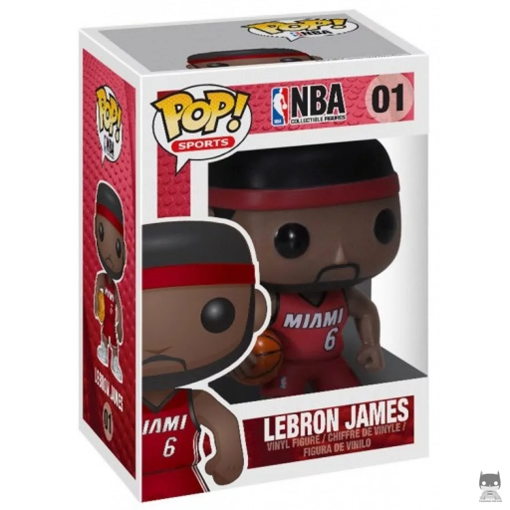 Figurine Funko POP Lebron James avec boîte