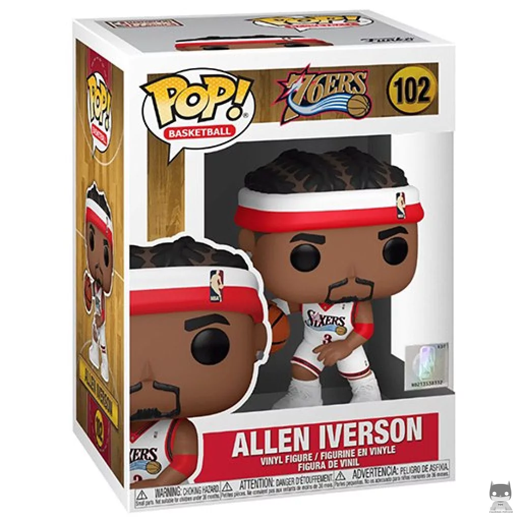 Figurine Funko POP Allen Iverson avec boîte