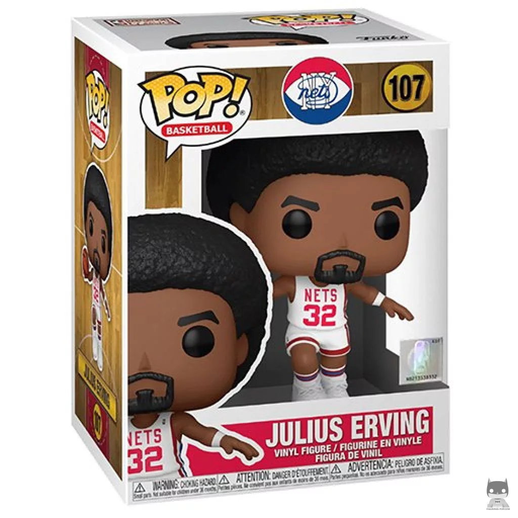 Figurine Funko POP Julius Erving avec boîte