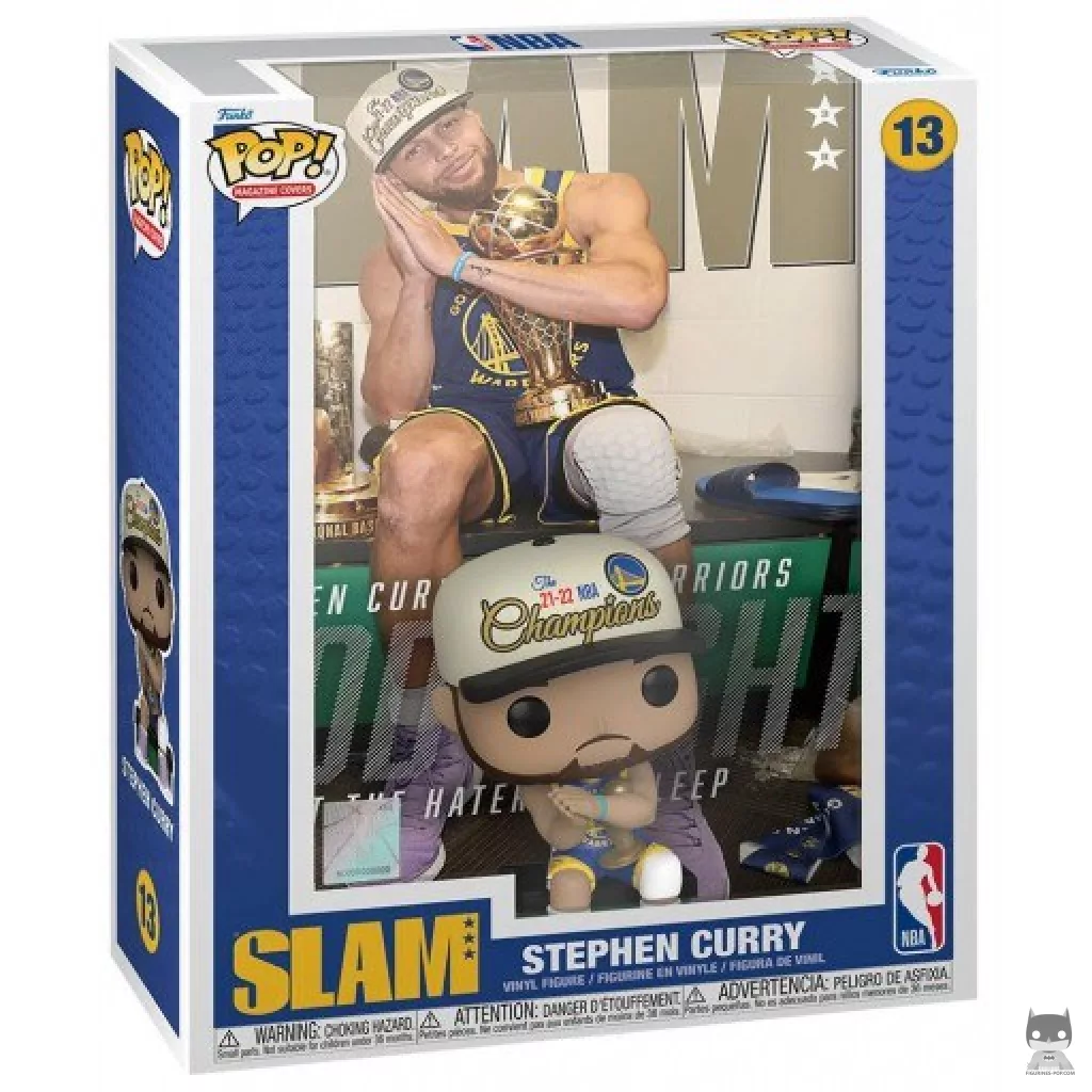 Figurine Funko POP SLAM : Stephen Curry avec boîte