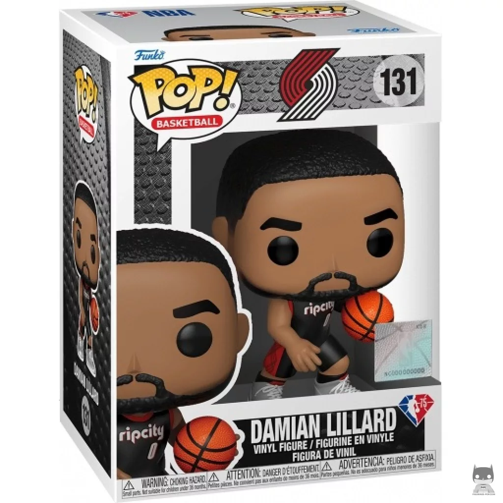 Figurine Funko POP Damian Lillard avec boîte