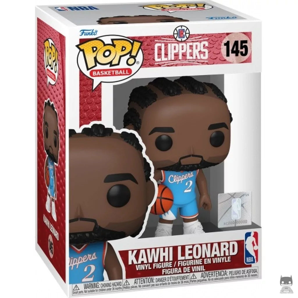 Figurine Funko POP Kawhi Leonard avec boîte
