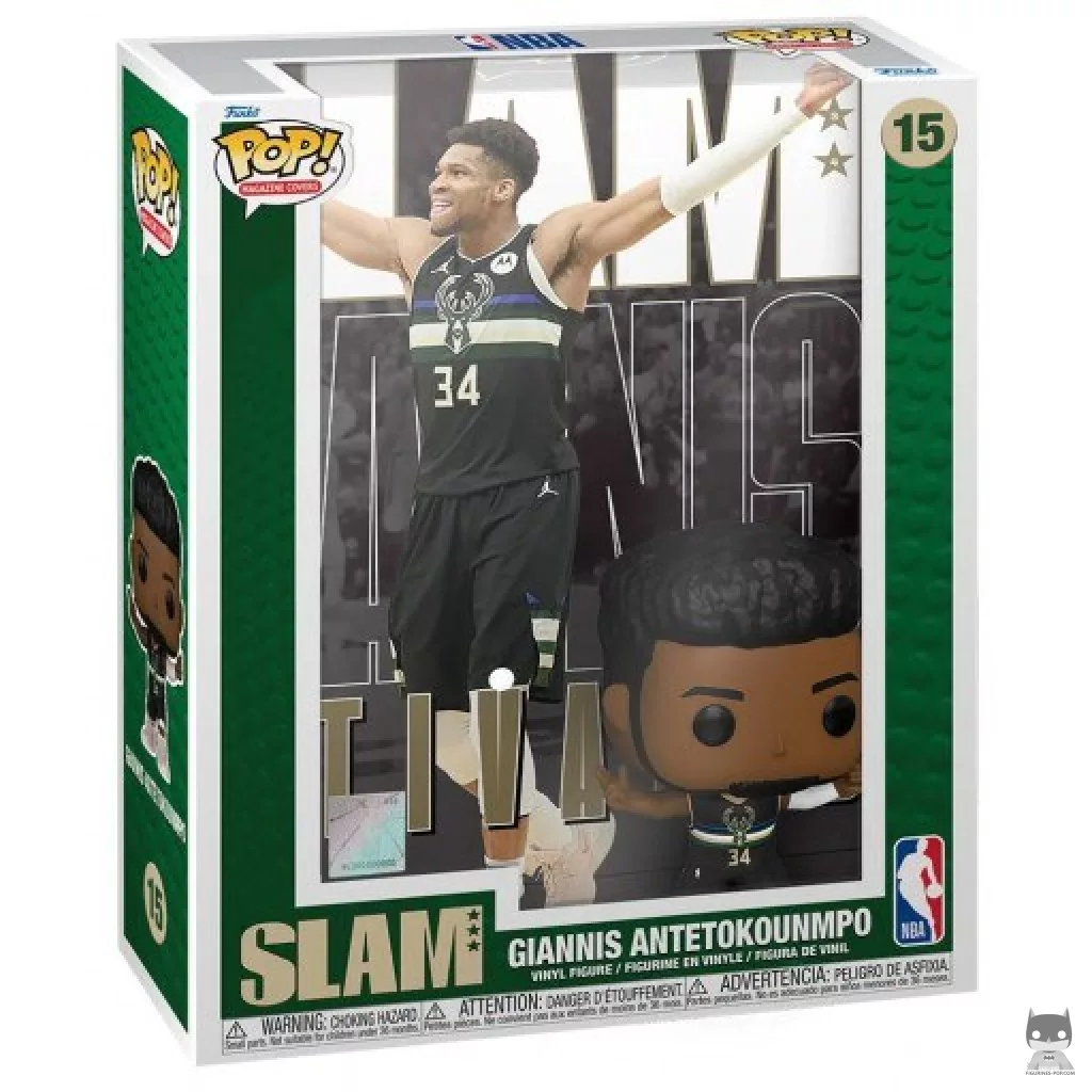 Figurine Funko POP SLAM : Giannis Antetokounmpo avec boîte