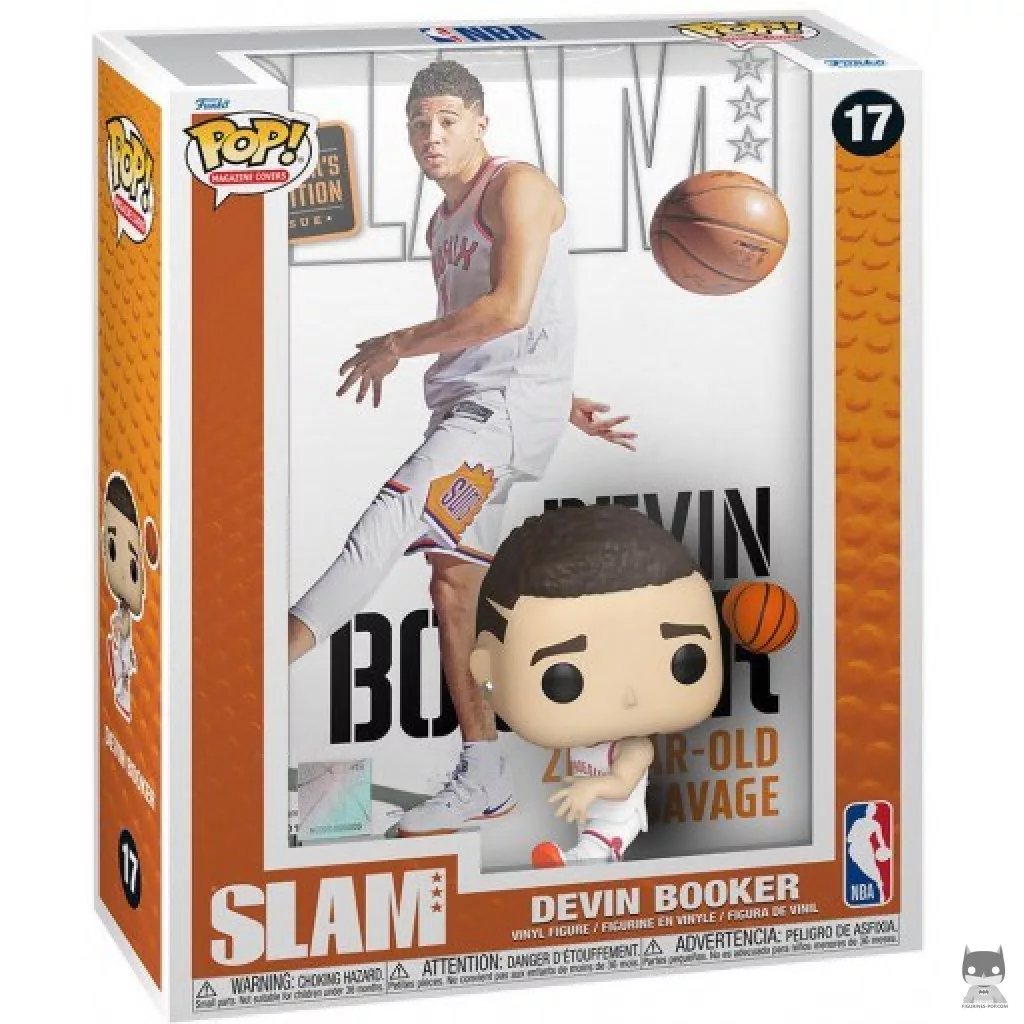 Figurine Funko POP SLAM : Devin Booker avec boîte
