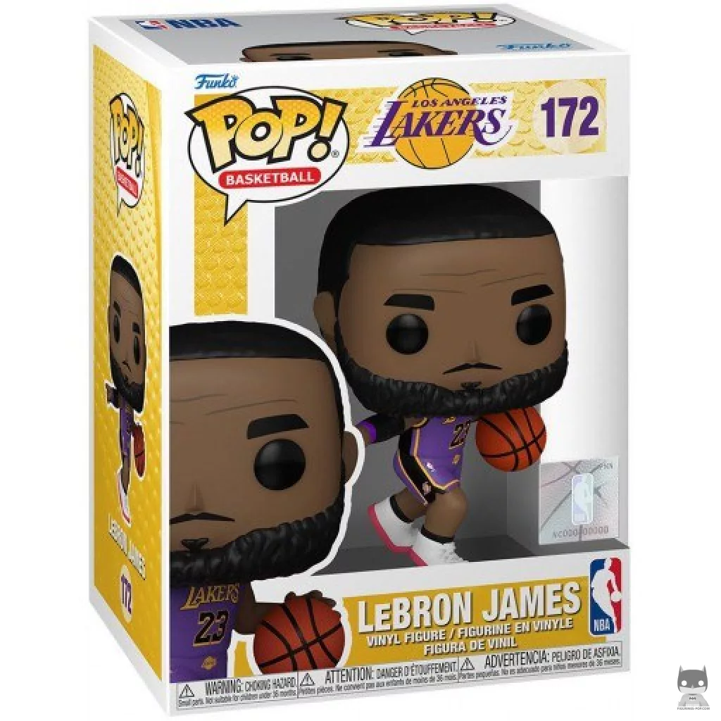 Figurine Funko POP Lebron James (Maillot Violet) avec boîte