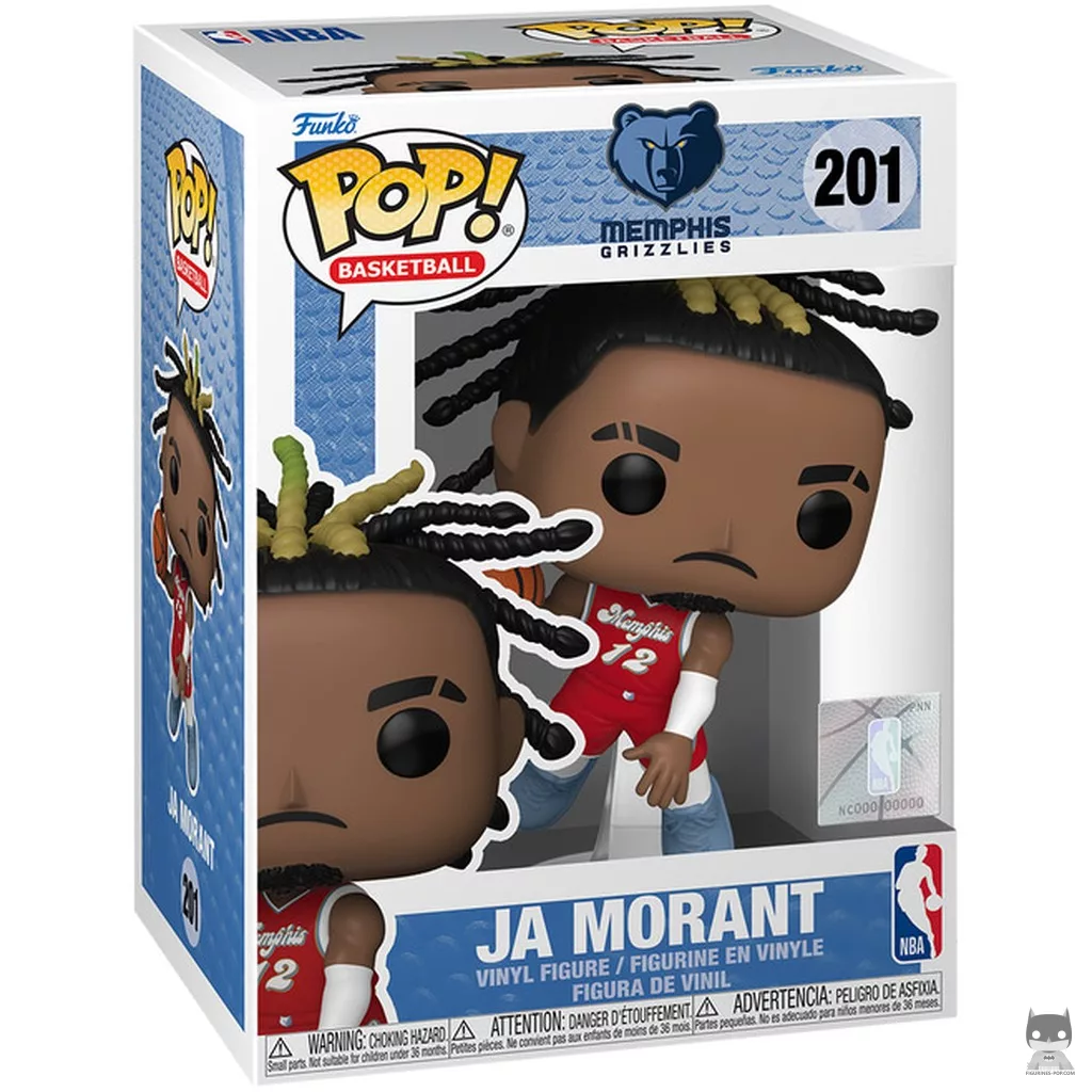 Figurine Funko POP Ja Morant (2024 City Edition Uniform) avec boîte