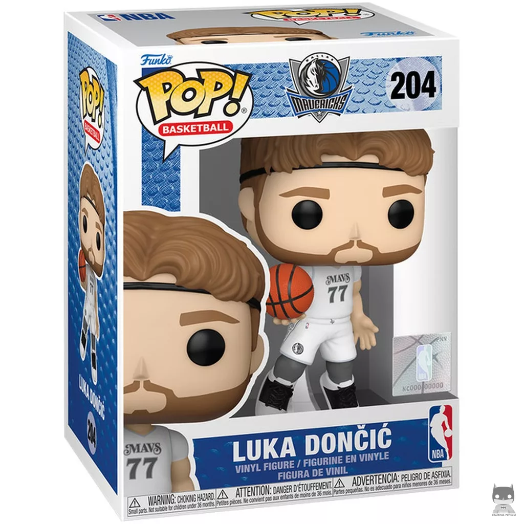 Figurine Funko POP Luka Doncic (2024 City Edition Uniform) avec boîte