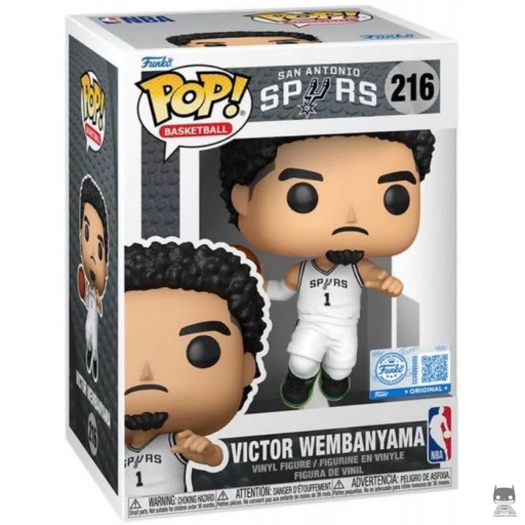 Figurine Funko POP Victor Wembanyama avec boîte
