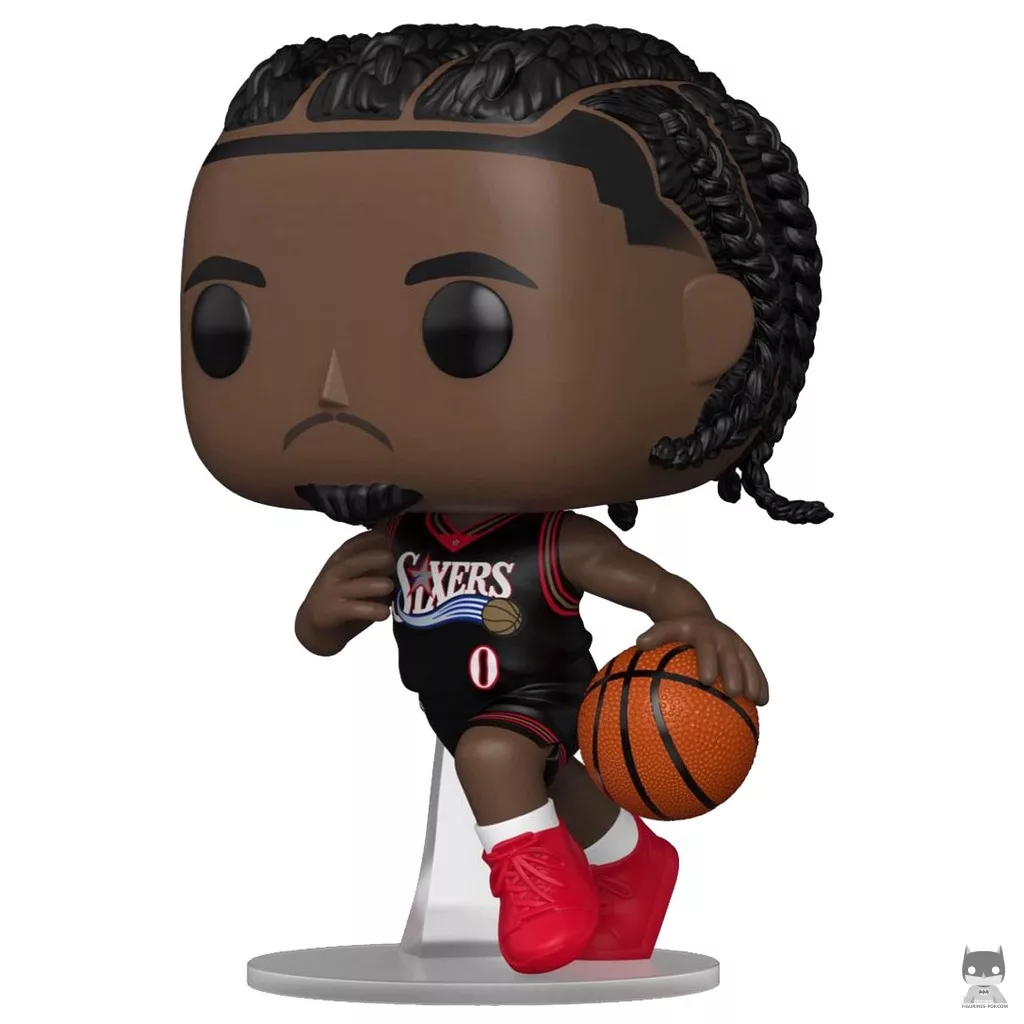 Figurine Funko POP Tyrese Maxey (maillot noir Statement Edition) (NBA)