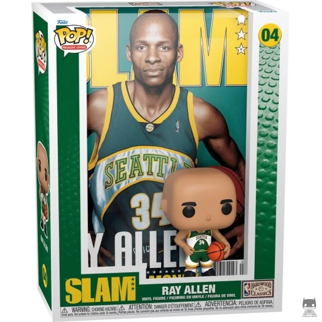 Figurine Funko POP SLAM : Ray Allen avec boîte