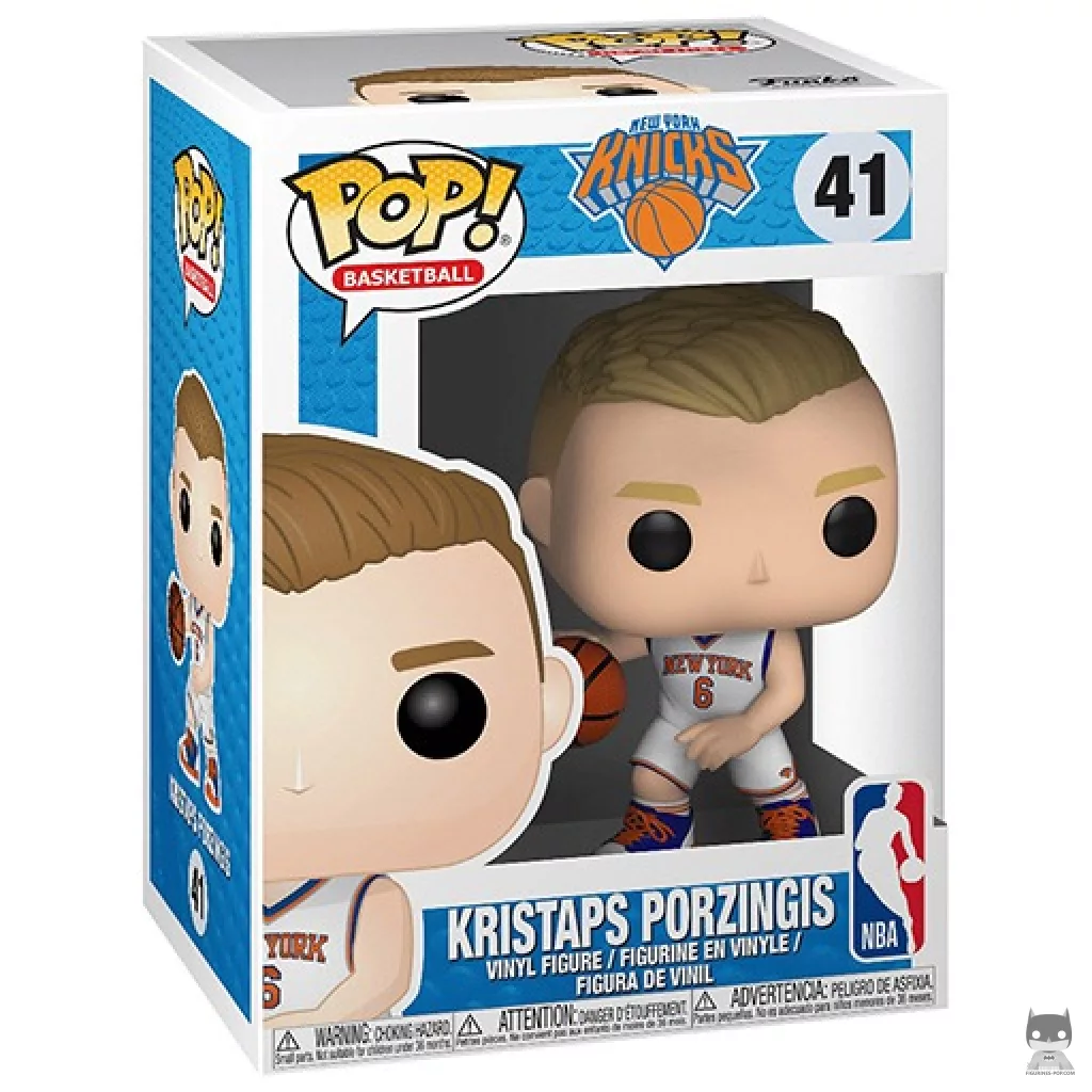 Figurine Funko POP Kristaps Porzingis avec boîte