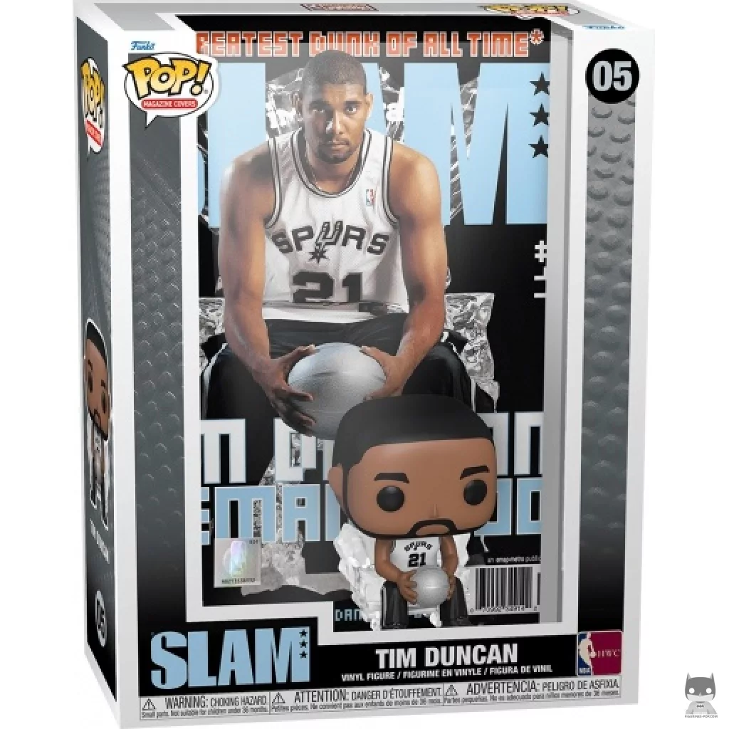 Figurine Funko POP SLAM : Tim Duncan avec boîte
