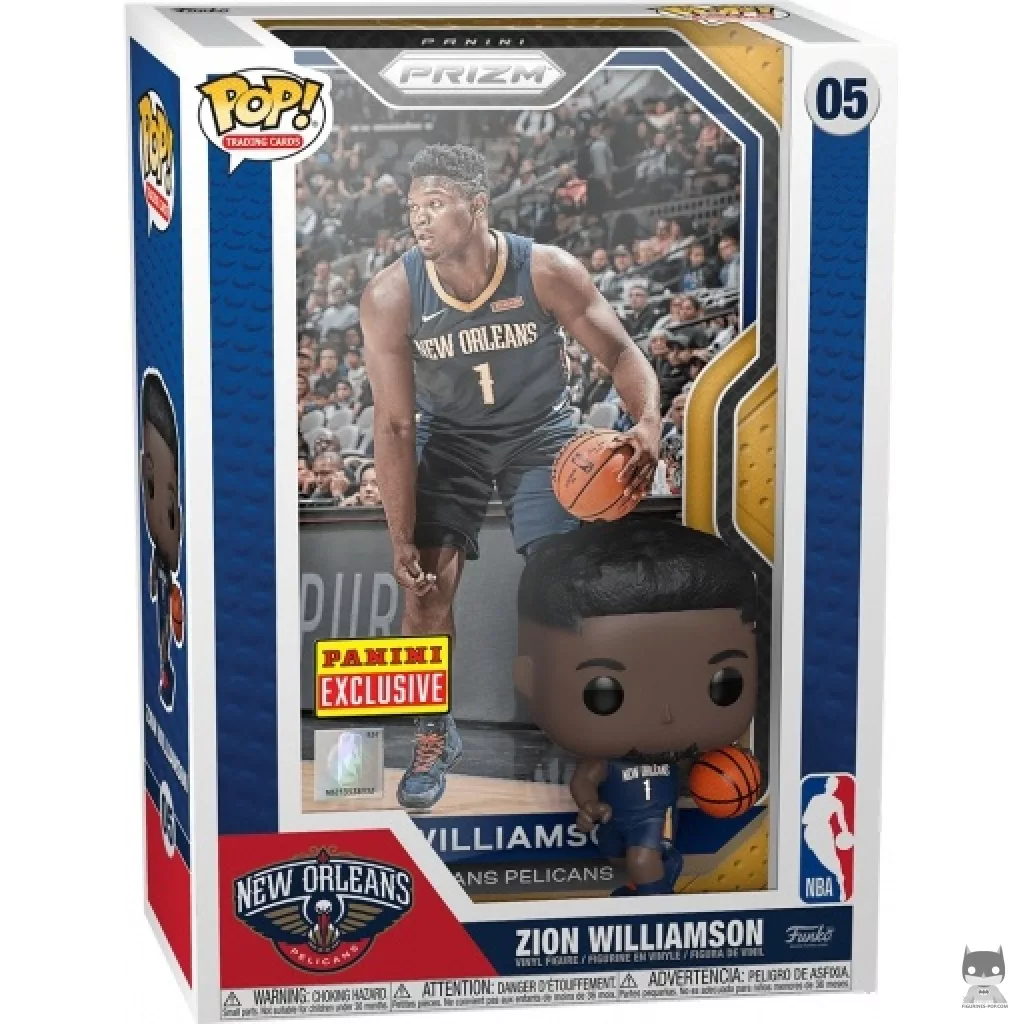 Figurine Funko POP Zion Williamson (Doré) avec boîte