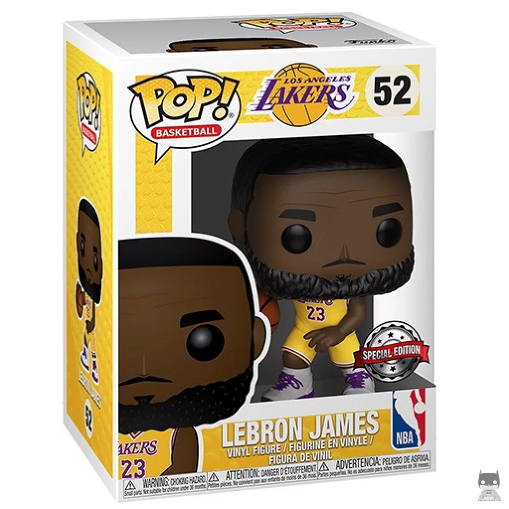 Figurine Funko POP LeBron James (Lakers) avec boîte