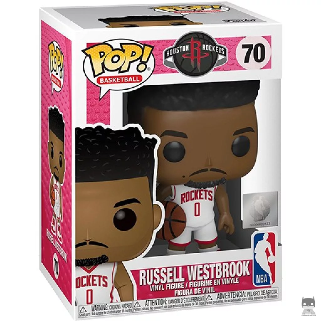 Figurine Funko POP Russell Westbrook avec boîte