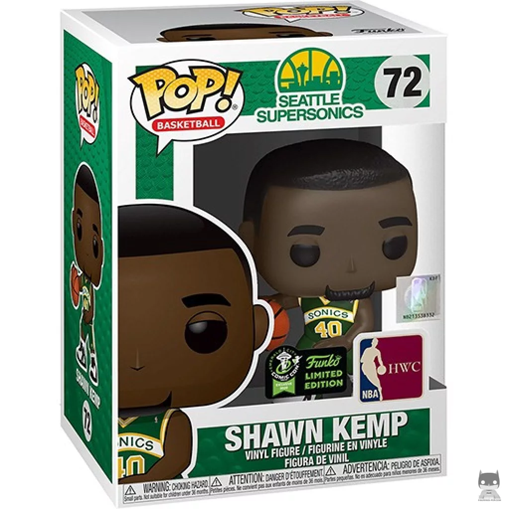 Figurine Funko POP Shawn Kemp avec boîte
