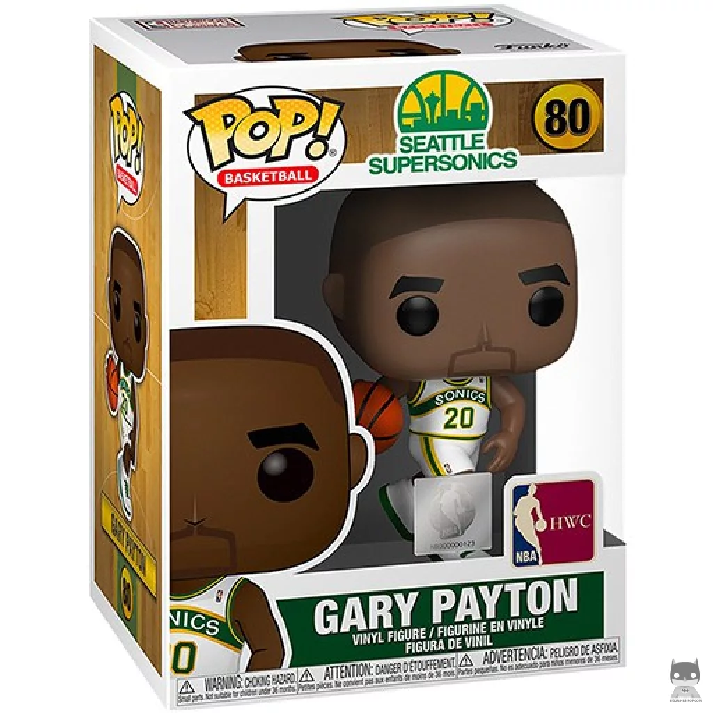 Figurine Funko POP Gary Payton (Sonics home) avec boîte