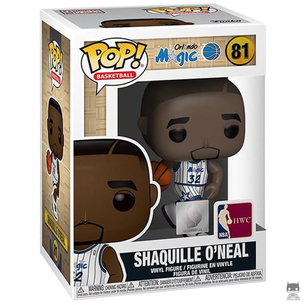 Figurine Funko POP Shaquille O'Neal (Magic home) avec boîte