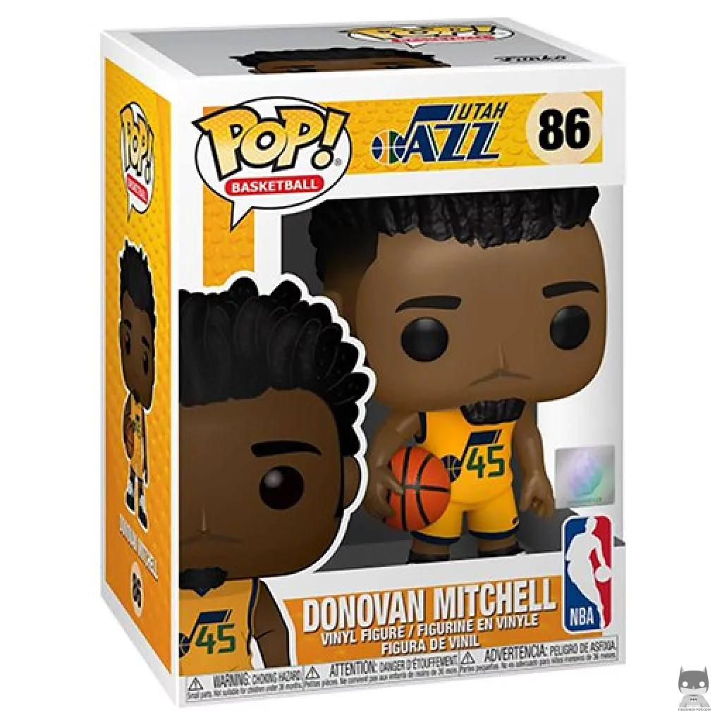 Figurine Funko POP Donovan Mitchell avec boîte