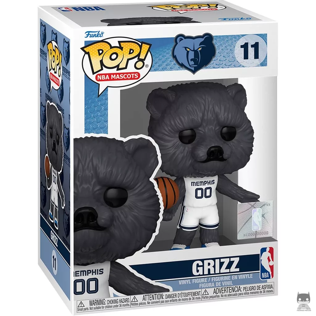 Figurine Funko POP Grizz (Memphis Grizzlies) avec boîte