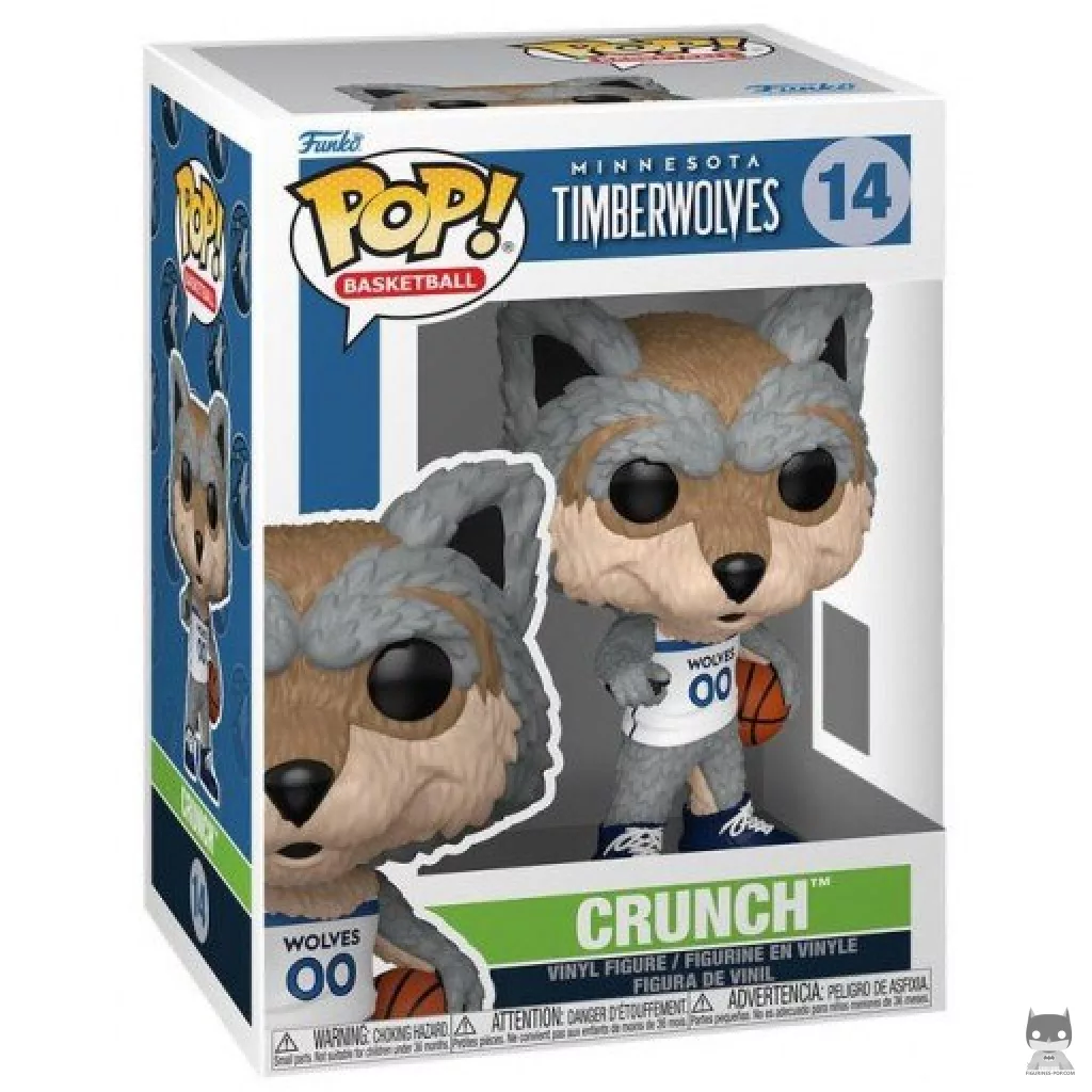 Figurine Funko POP Crunch (Minnesota Timberwolves) avec boîte