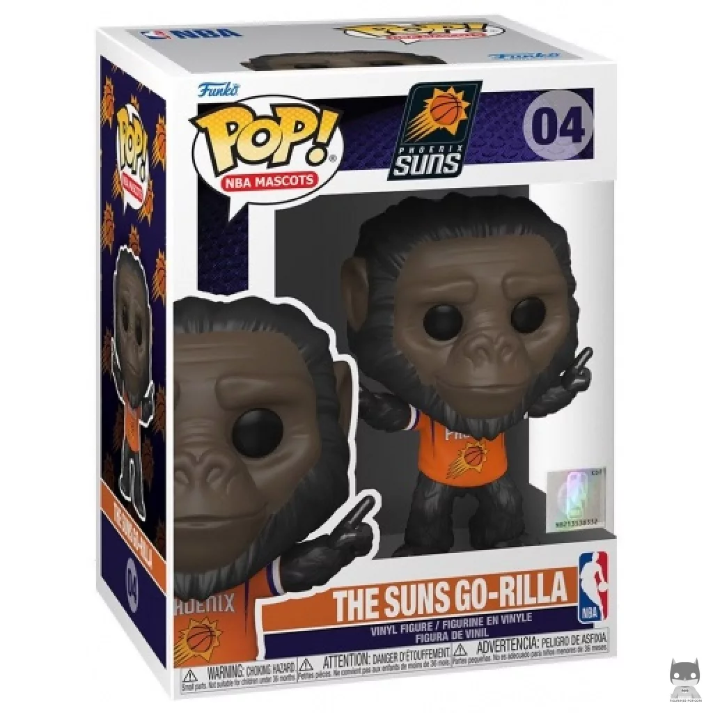 Figurine Funko POP The Suns Go-Rilla (Phoenix Suns) avec boîte