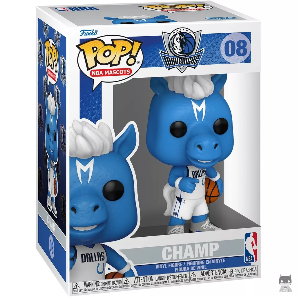 Figurine Funko POP Champ (Dallas Mavericks) avec boîte