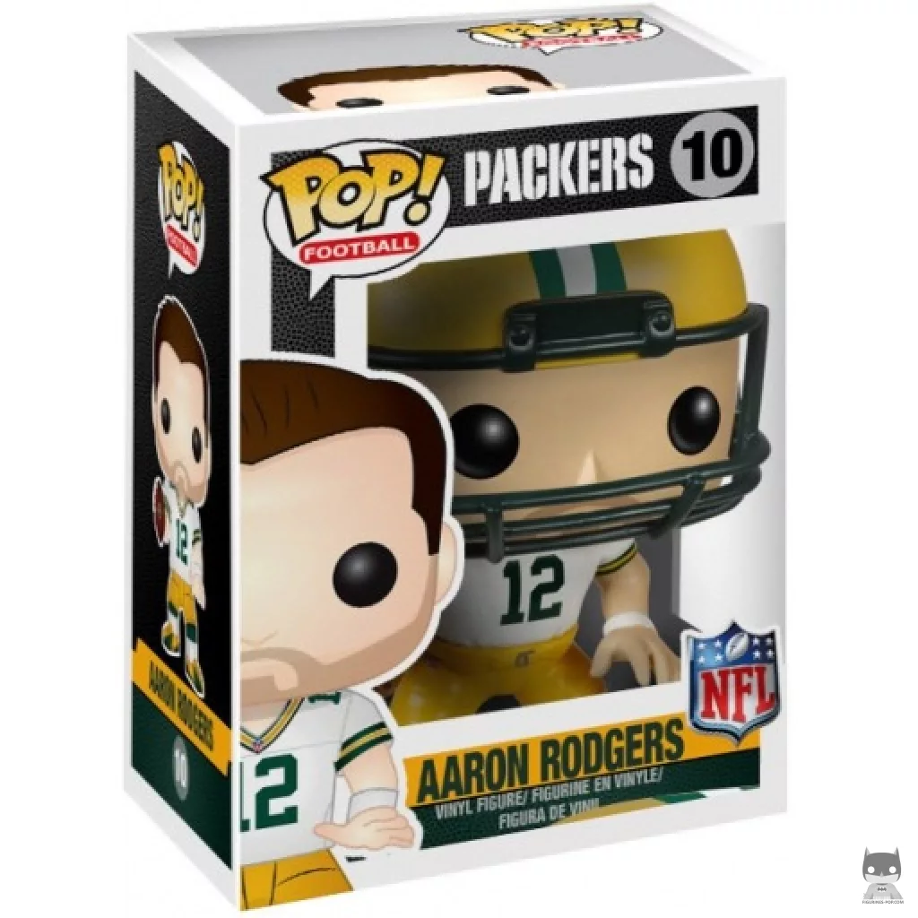 Figurine Funko POP Aaron Rodgers avec boîte