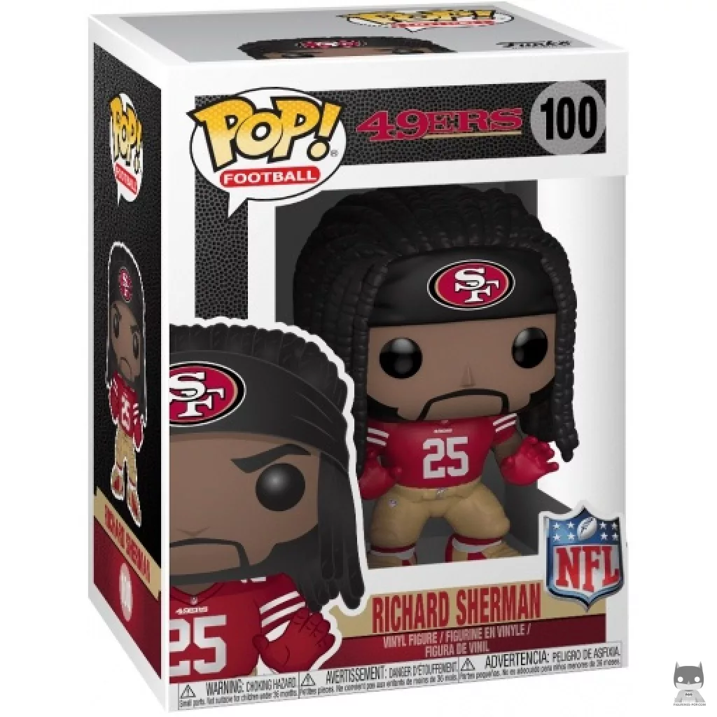 Figurine Funko POP Richard Sherman avec boîte