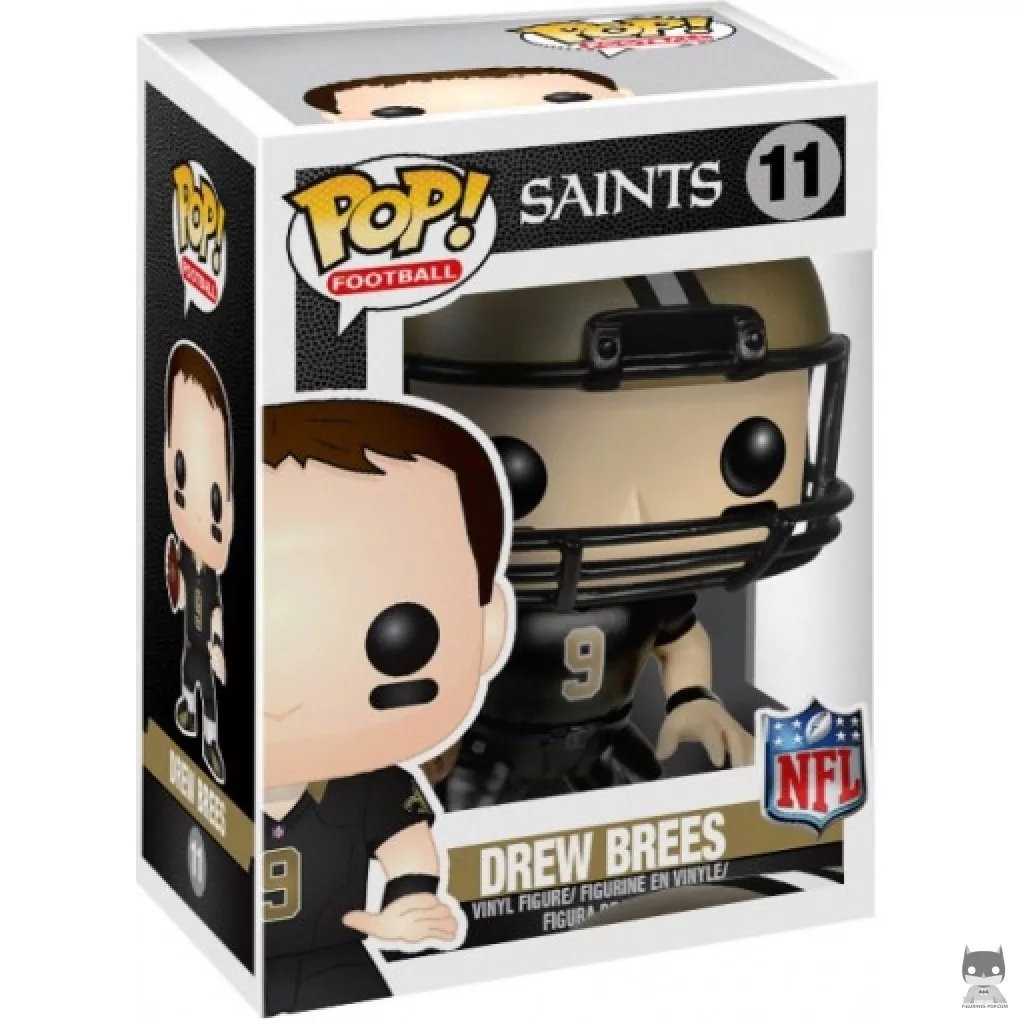 Figurine Funko POP Drew Brees avec boîte