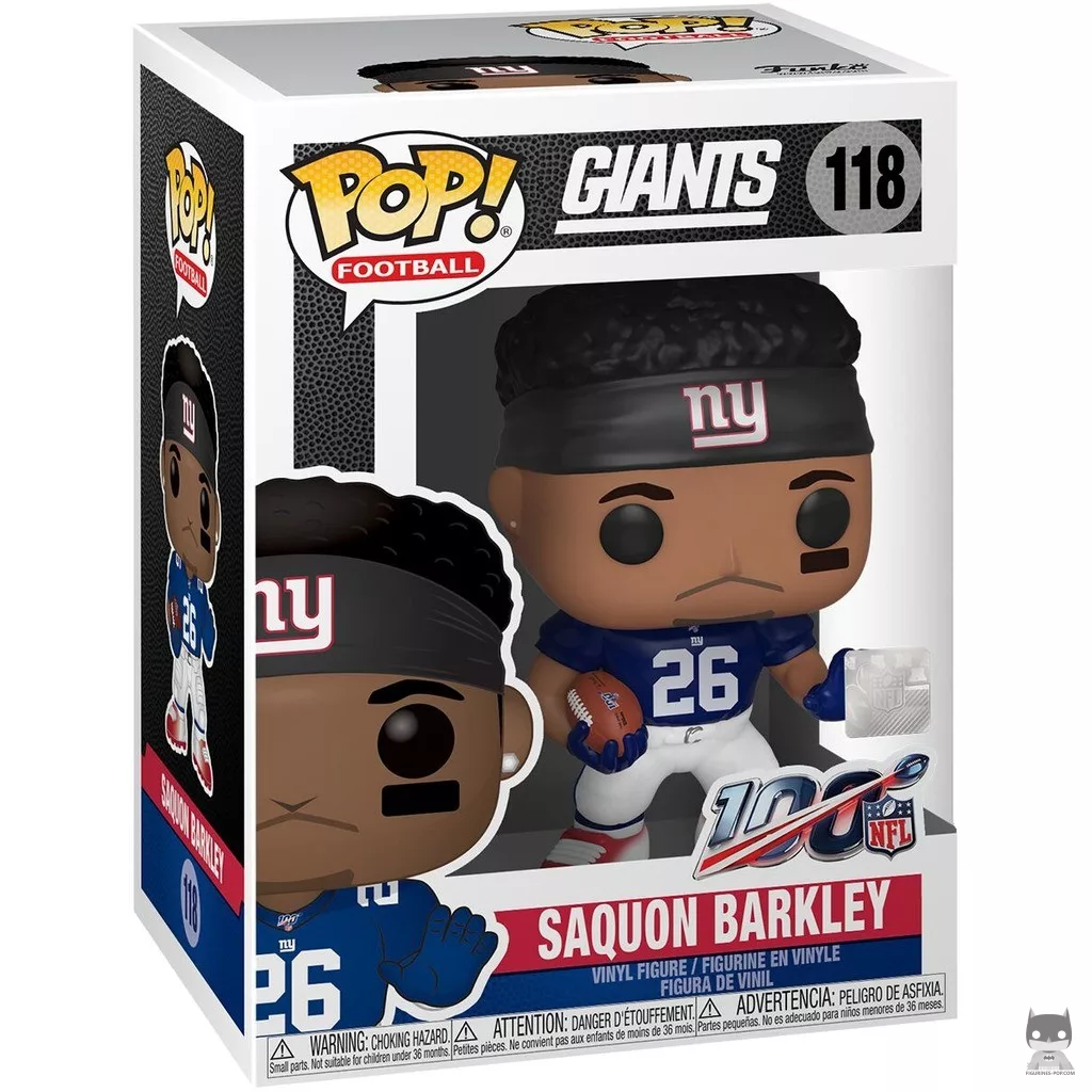 Figurine Funko POP Saquon Barkley avec boîte