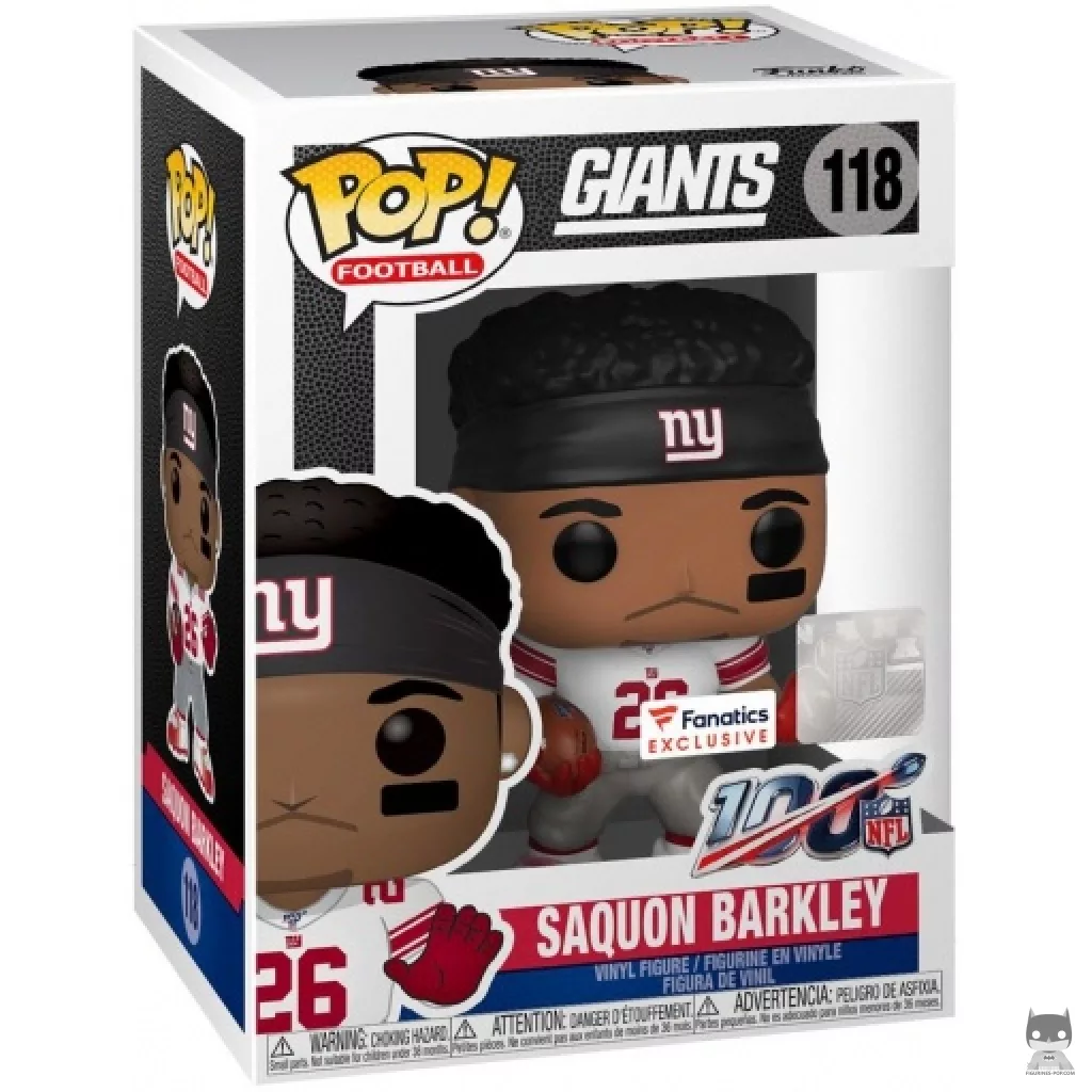 Figurine Funko POP Saquon Barkley avec boîte