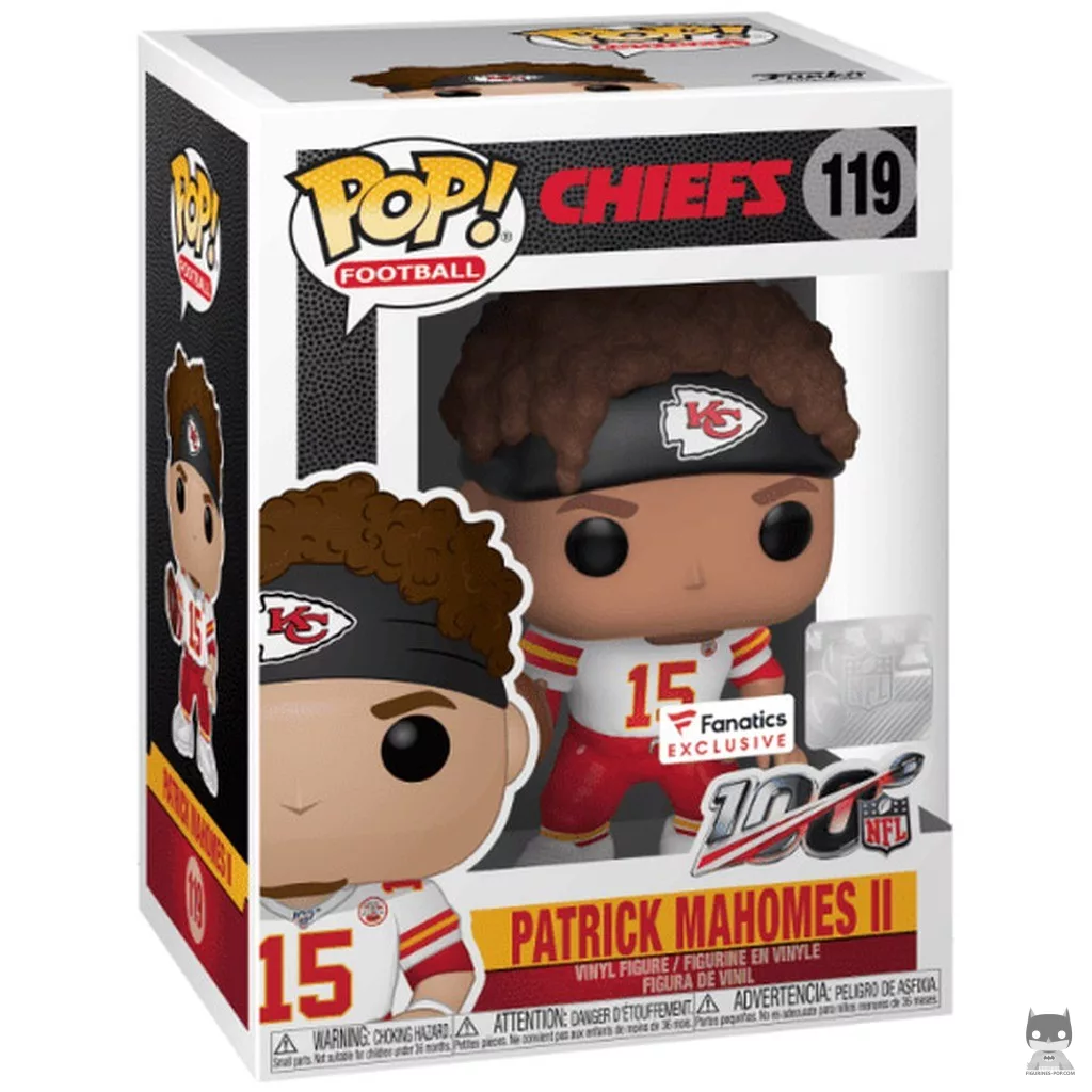 Figurine Funko POP Patrick Mahomes II avec boîte