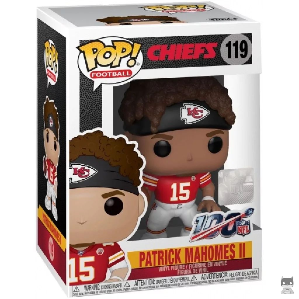 Figurine Funko POP Patrick Mahomes II avec boîte