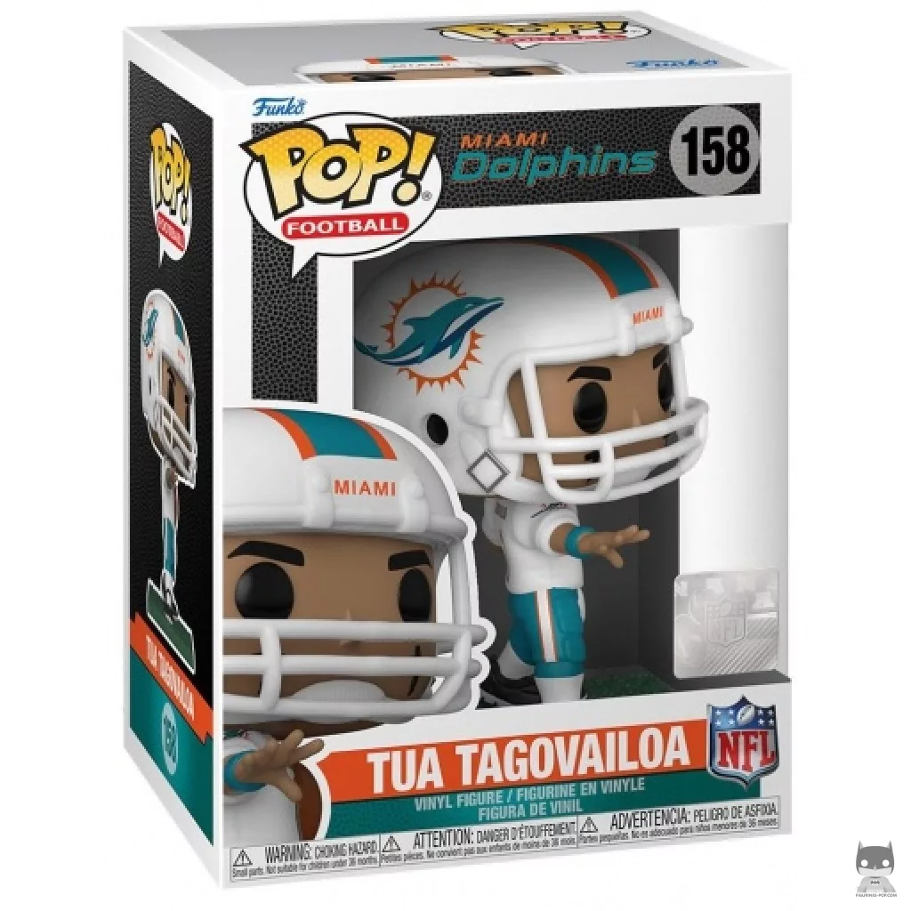 Figurine Funko POP Tua Tagovailoa avec boîte