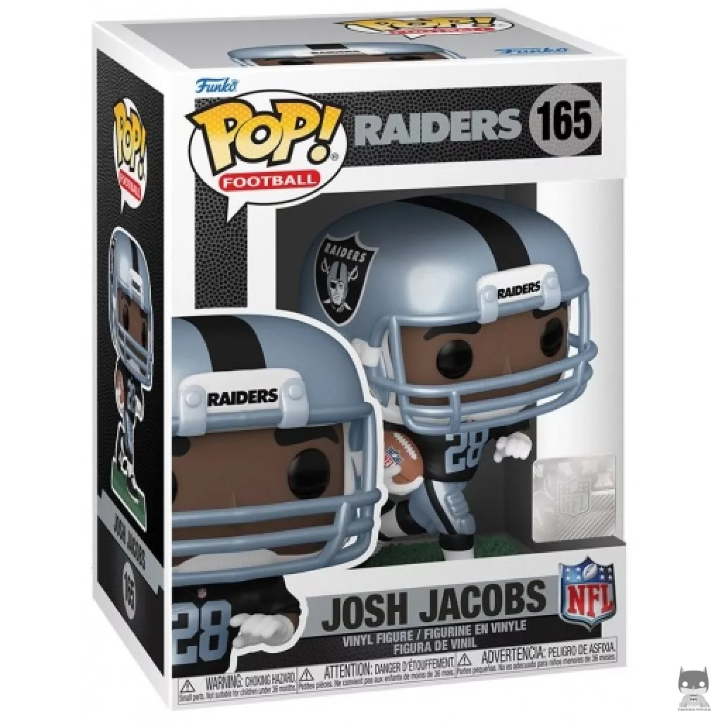 Figurine Funko POP Josh Jacobs (Metallic) avec boîte