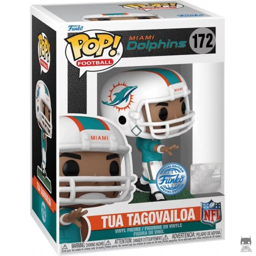 Figurine Funko POP Tua Tagovailoa avec boîte
