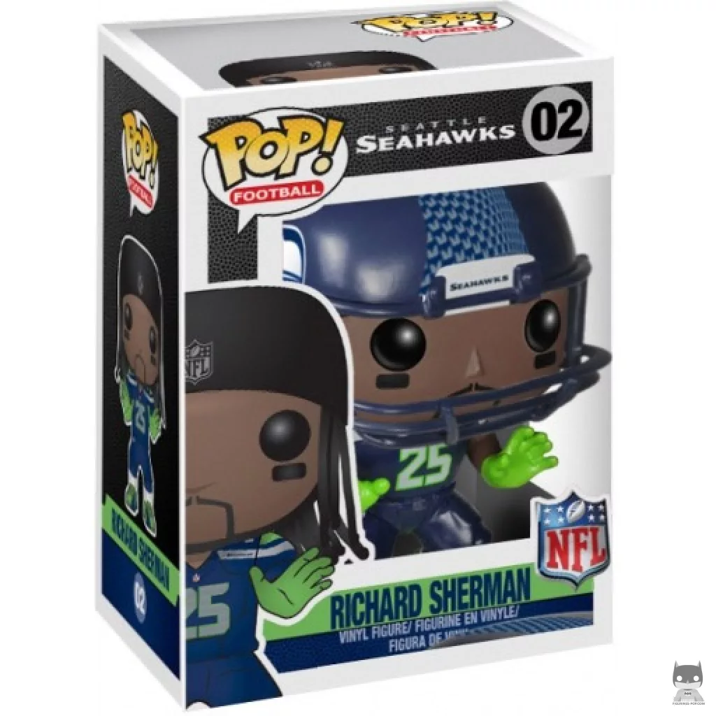 Figurine Funko POP Richard Sherman avec boîte