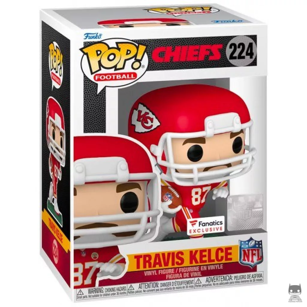 Figurine Funko POP Travis Kelce avec boîte