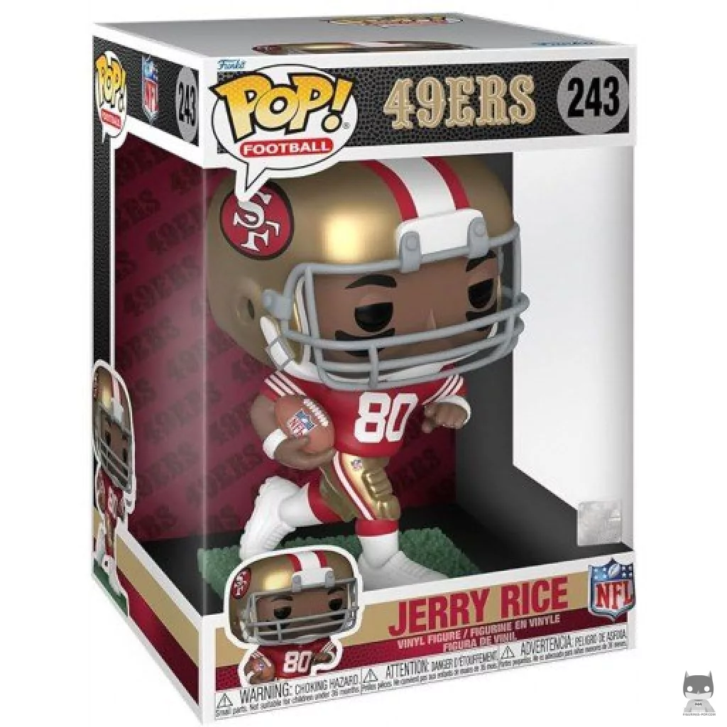 Figurine Funko POP Jerry Rice (Supersized) avec boîte