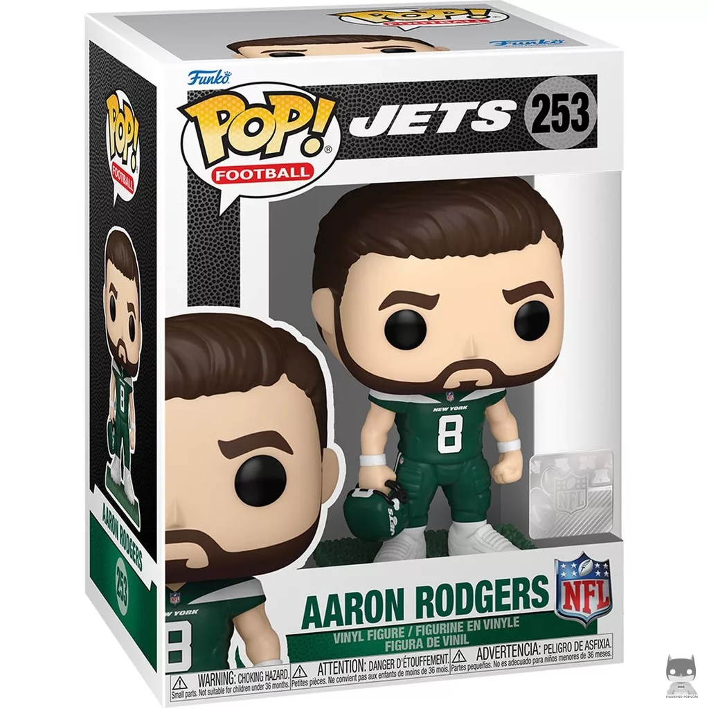 Figurine Funko POP Aaron Rodgers avec boîte