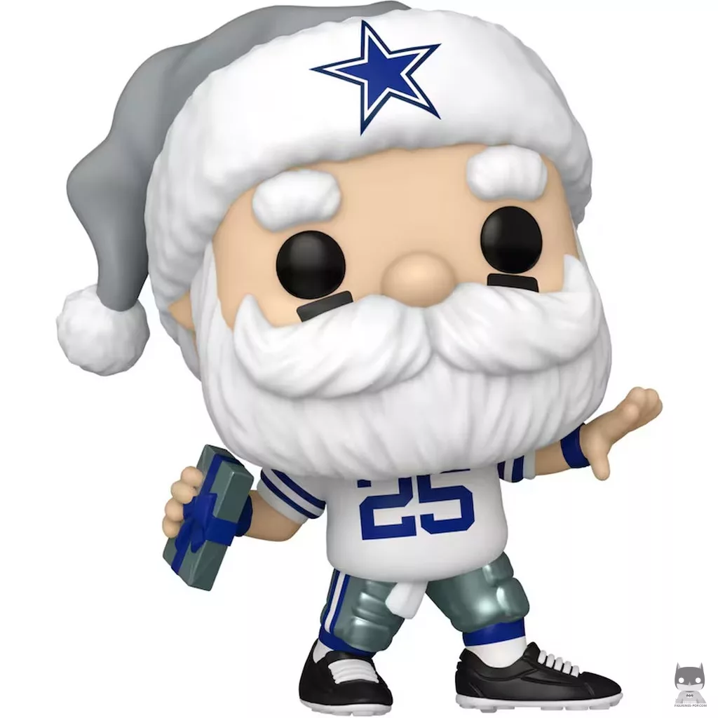 Figurine Funko POP Père Noël Dallas Cowboys (NFL)