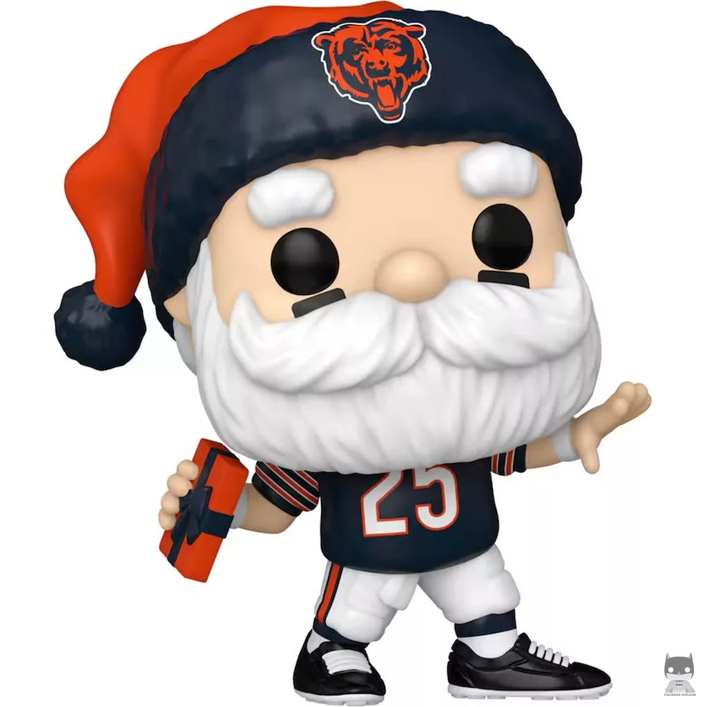 Figurine Funko POP Père Noël Chicago Bears (NFL)
