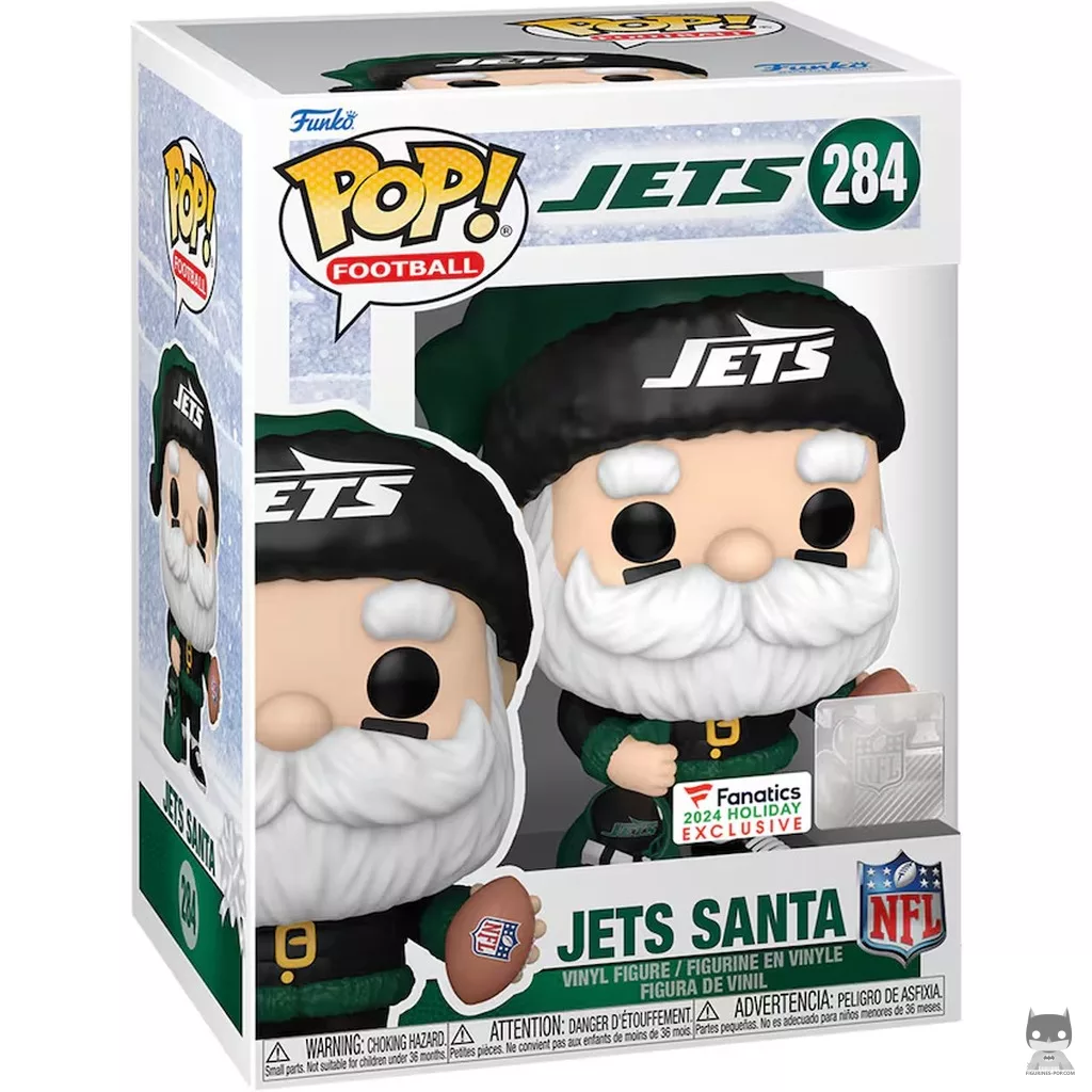 Figurine Funko POP Père Noël New York Jets avec boîte
